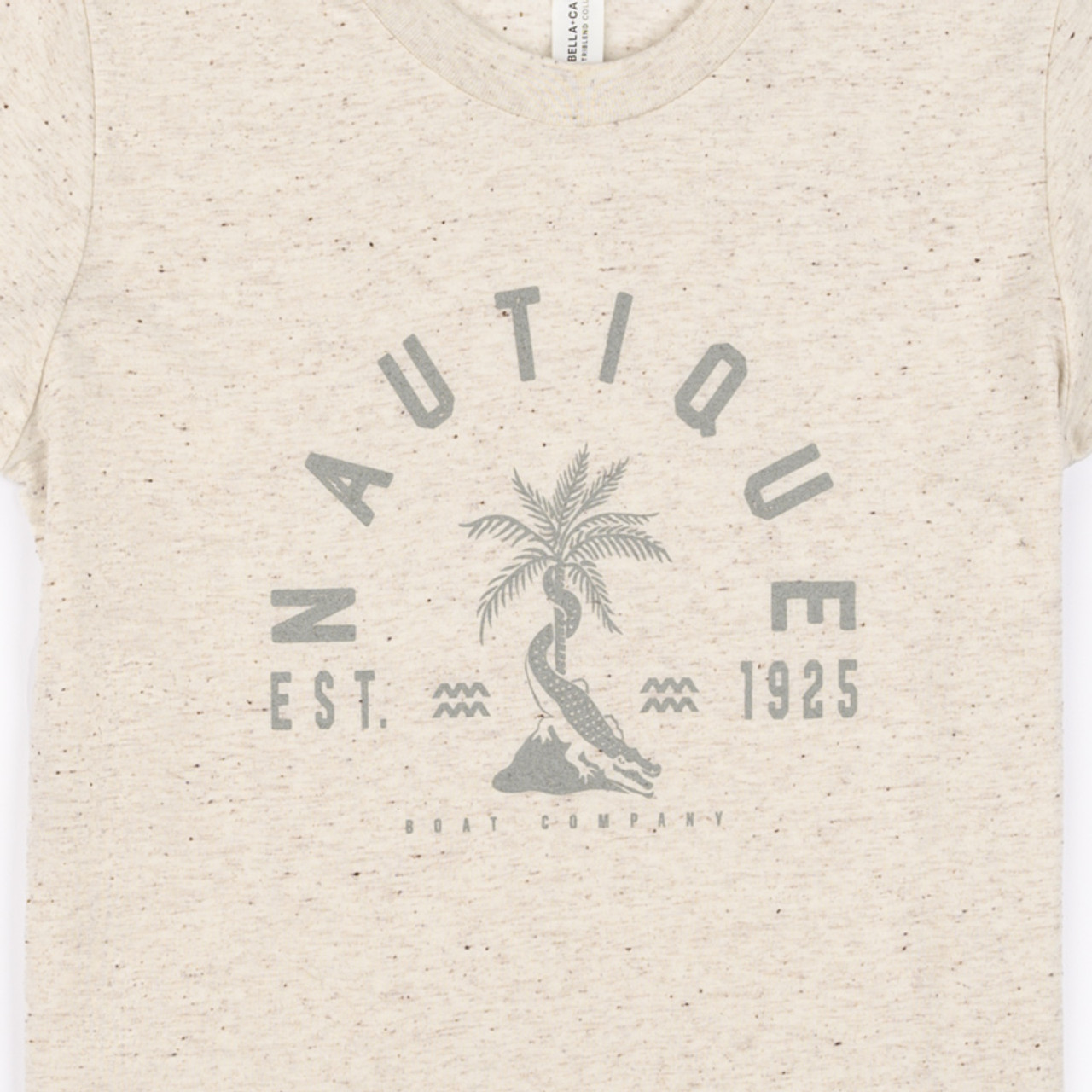 NAUTIQUE YOUTH FLORIDA SS TRIBLEND TEE-OATMEAL