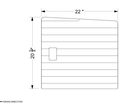 NON-SKID BATTERY ACCESS G21 2021 -- 2024