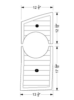 NON-SKID 10in SUBWOOFER G21 2021 -- 2024