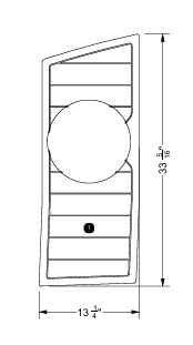 NON-SKID, SUBWOOFER 10 INCH G21 -- 2025 -- 2026