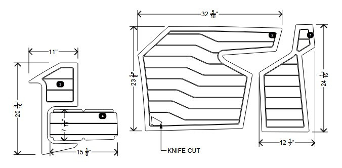 SEADEK/NON-SKID, HELM S23/S25