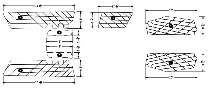 NON-SKID, POCKET W/O SPEAKER BLACK S23/25 -- 2022-- 2026