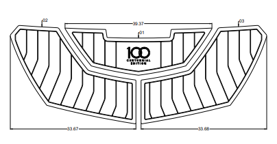 NON-SKID SWIM PLATFORM CENTENNIAL EDITION  GS-SERIES-- 2025