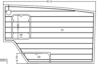 NON-SKID, LOVESEAT STRINGER GS22-- 2023 --2026