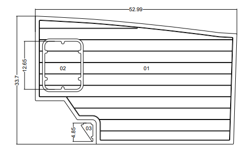 NON-SKID, LOVESEAT STRINGER  GS24-- 2024-- 2026