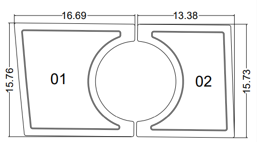 NON-SKID, SUBWOOFER 10"  GS24 -- 2024 -- 2026