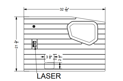NON-SKID, BATTERY LID P25