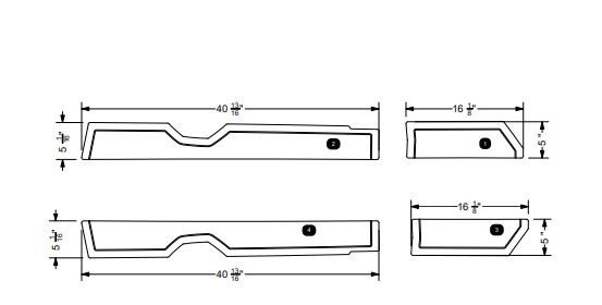 NON-SKID, TOWER DECK KIT WITHOUT PHENDER PRO P25-- 2020-- 2023