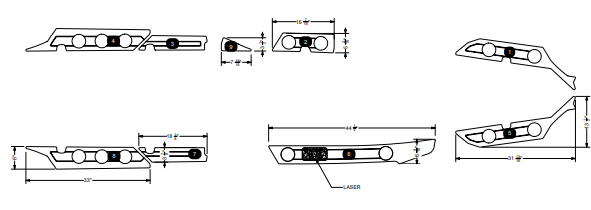 NON-SKID, POCKET KIT P25--  2020-- 2023