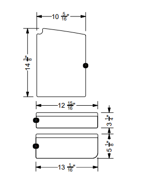 NON-SKID, GLOVE BOX KIT SAHARA/ANTHRACITE