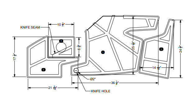 NON-SKID, HELM FLOOR P25 -- 2024 --2026