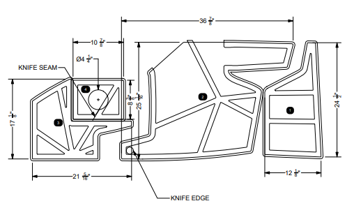 NON-SKID, HELM FLOOR  P23 -- 2024 -- 2026