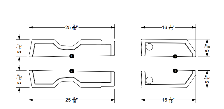 NON-SKID, TOWER DECK KIT WITH PHENDER PRO P23 2020- 2023