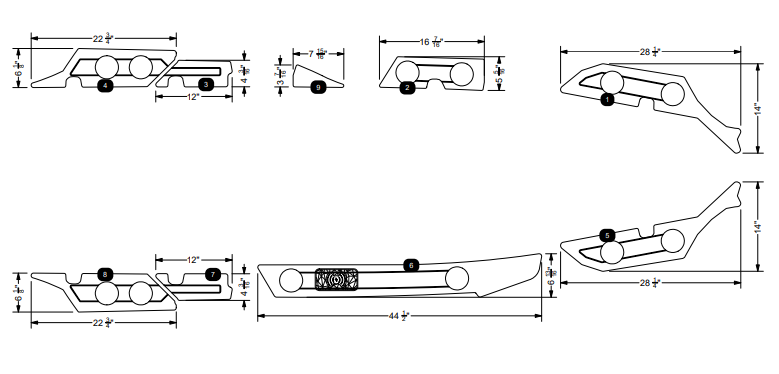 NON-SKID, POCKET KIT  P23 2020- 2023