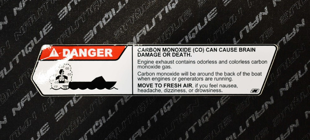 DECAL"INSIDE" CARBON MONOXIDE WARNING