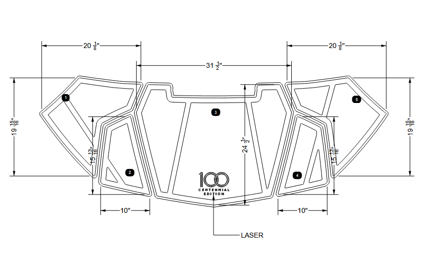 NON-SKID, SWIM PLATFORM CENTENNIAL EDITION P-SERIES 2025