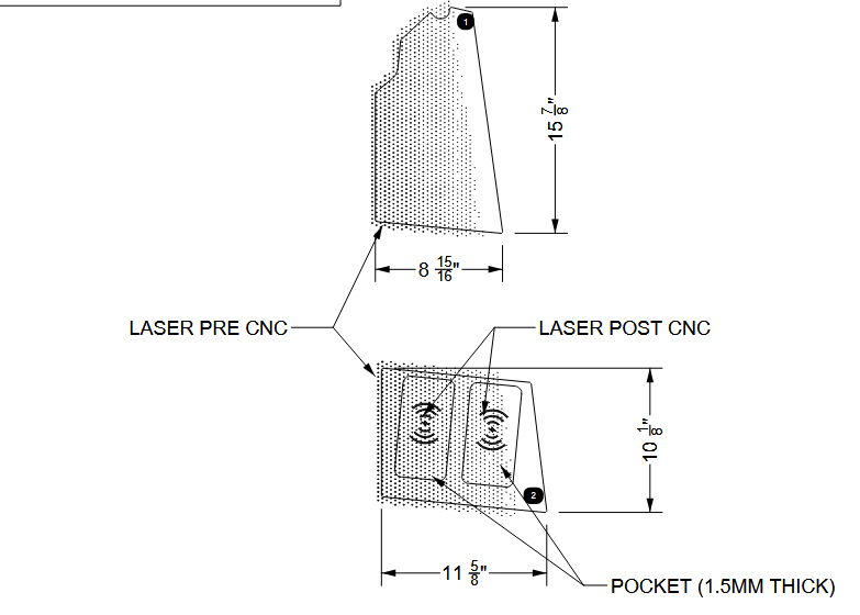 NON-SKID, GLOVEBOX TUB P-SERIES 2024