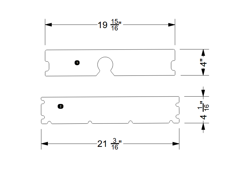 NON-SKID, DRAWER PACK GUARDS BLACK P SERIES 2024+