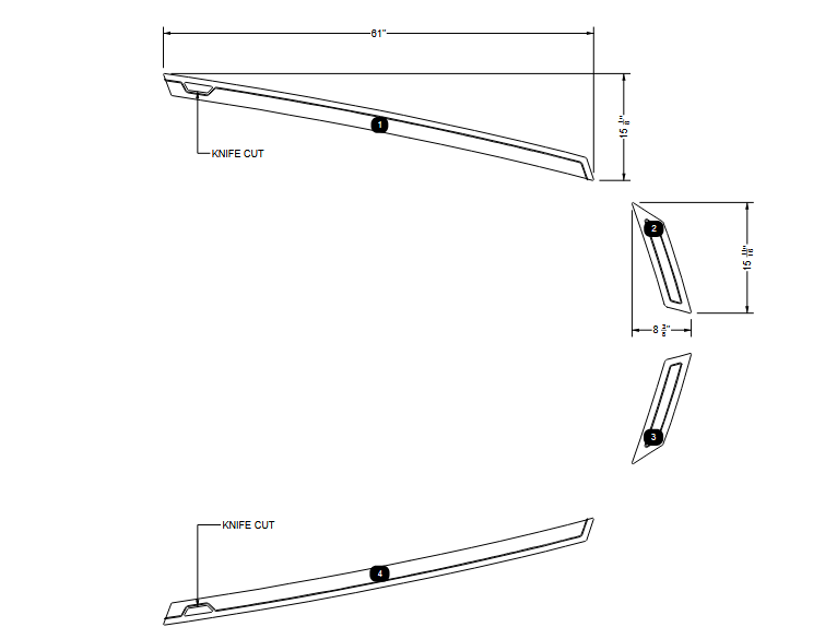 NON-SKID, GUNNEL BOW CENTENNIAL EDITION P25 2025