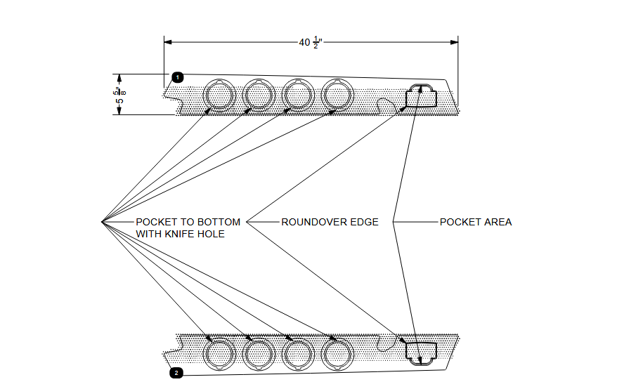 NON-SKID, COCKPIT POCKET P/S P25 2024-2026