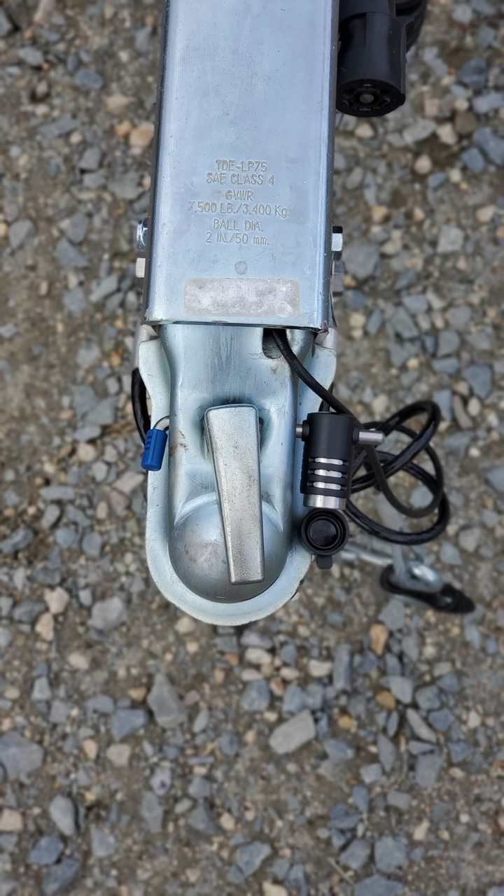 Trailer coupler lock for Nautique Trailers