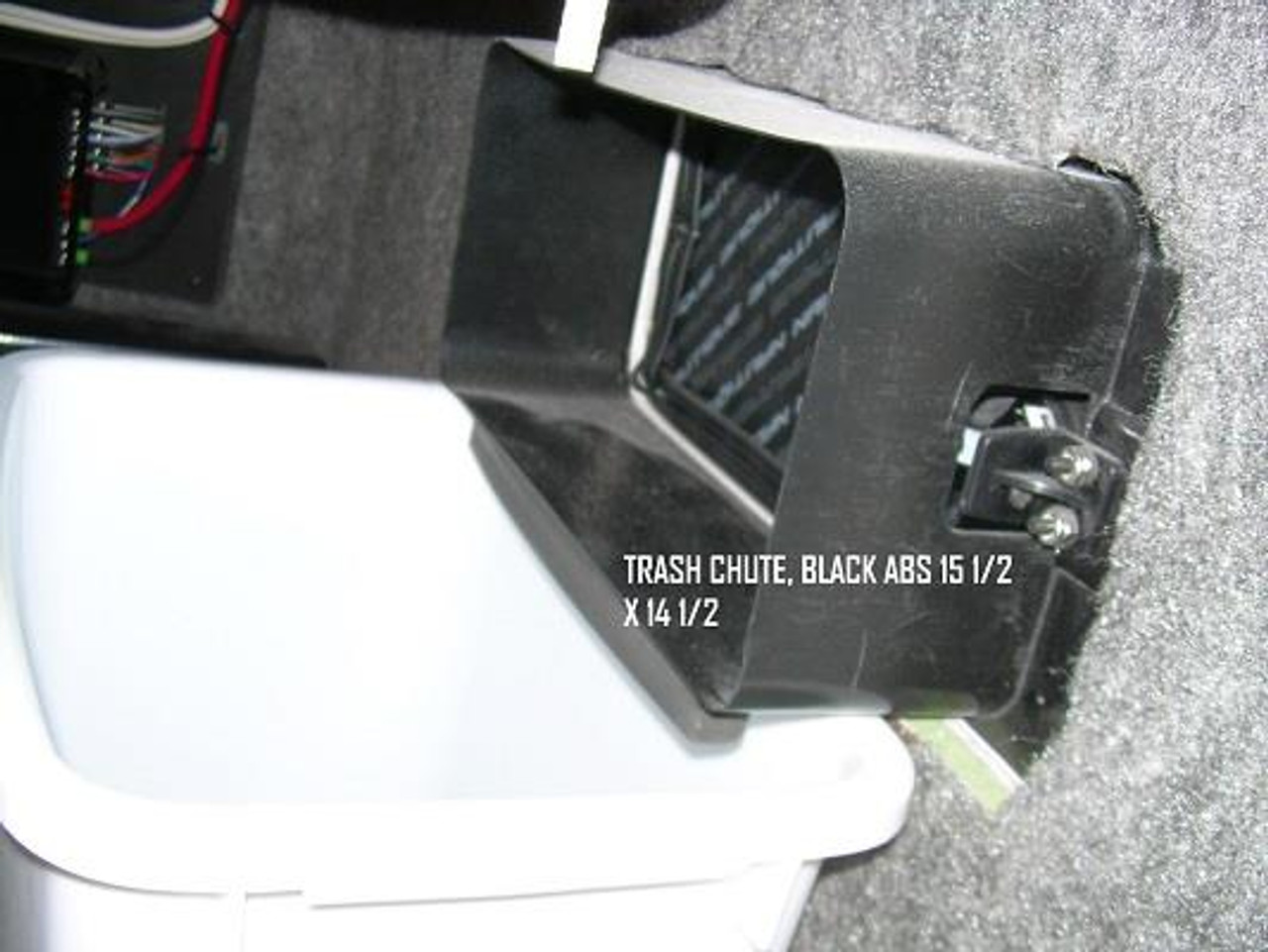 TRASH CHUTE BLACK ABS 15 1/2" 2013-2014 G-Series