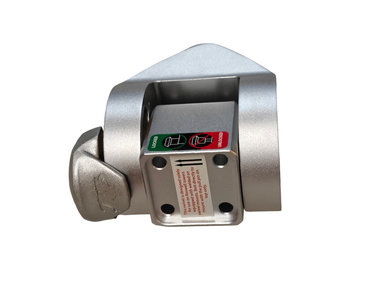 SPINNER BODY PORT SIDE ANNODIZED SWIVEL FOR BOARD RACKS