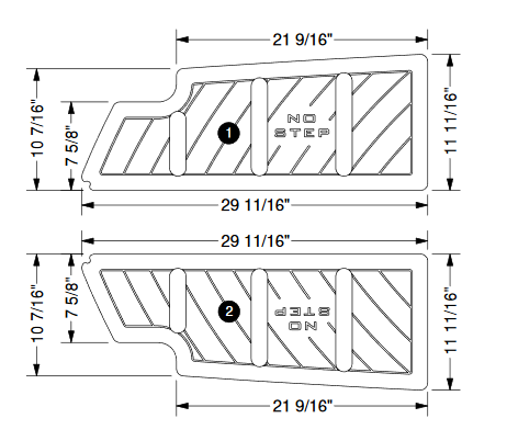2016-2021 210 MOCHA STORAGE TRAY KIT SEADEK