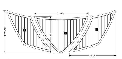 3 PIECE MOCHA PLATFORM KIT