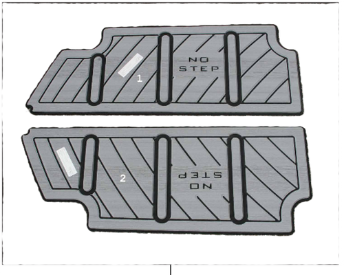 2014-2021 230 TITANIUM STORAGE TRAY KIT (SURF BALLAST) SEADEK