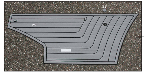 2014-2021 230 TITANIUM PORT FLOORBOARD SEADEK