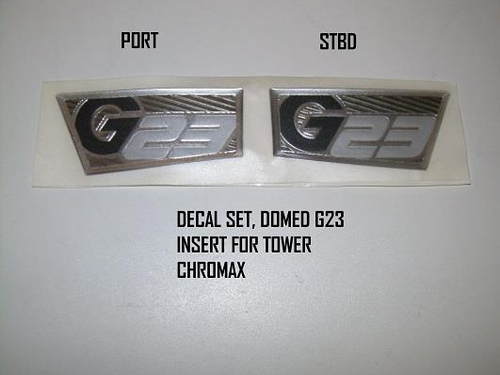 G23 DOMED CHROMAX INSERT FOR TOWER