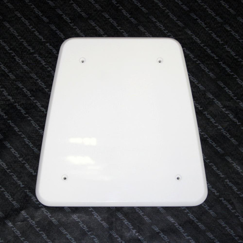 STEP PLATE SLIDING BENCH 1/2" WHITE ACRYLIC 2016-2020