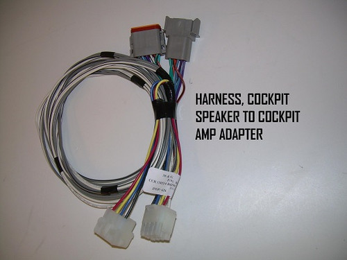 Harness Cockpit Speakers to Cockpit AMP Adapter