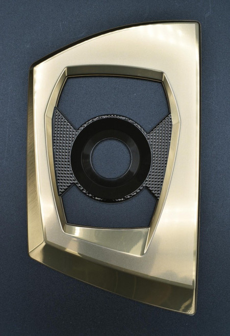 DECAL ROTARY ENCODER CHROMAX GOLD 7.74" X 4.51"