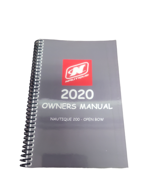 OWNERS MANUAL- 2020 NAUTIQUE 200 OPEN BOW
