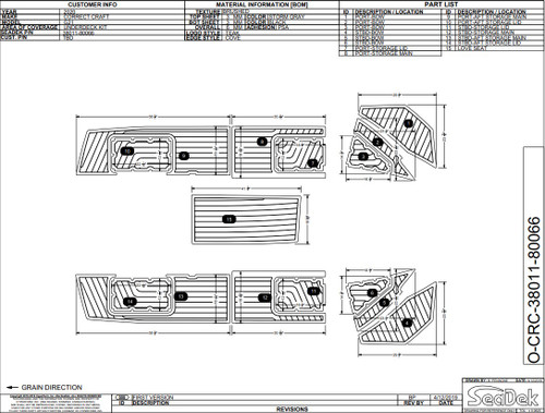 NON-SKID STRINGER KIT G21 TITANIUM/BLACK