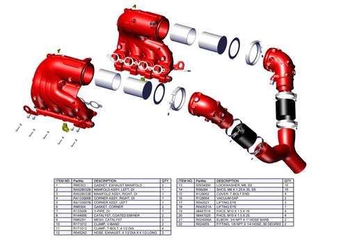 MANIFOLD, EXHAUST (STAR) GEN-5