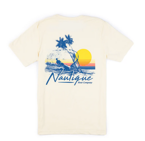 SUNSET VIBES TEE- NATURAL