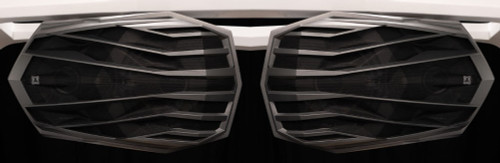 TOWER SPEAKER CANISTER FULLY ASSEMBLED AND PAINTED PORT & STBD P-SERIES (OPEN BOX-MOJAVE BROWN)