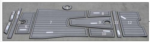 NON-SKID DECK & COCKPIT SPORT 200 TITANIUM GREY