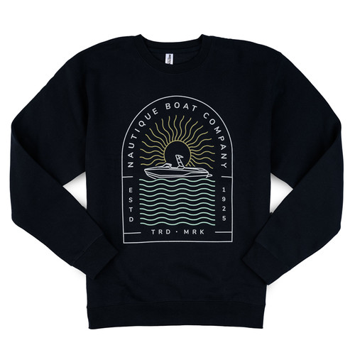 NAUTIQUE WAVY DAYS CREW SWEATSHIRT-NAVY