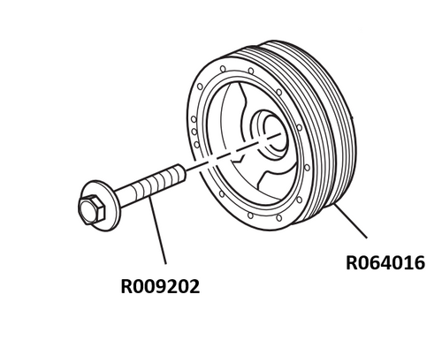DAMPER, CRANKSHAFT (6.0L)