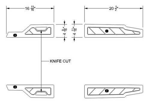 NON-SKID GUNNEL COCKPIT CENTENNIAL EDITION P/S S21