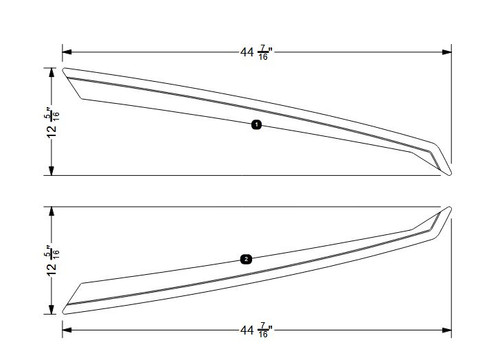 NON-SKID, BOW DECK WITHOUT SUNSHADE KIT 2020-2023 P23