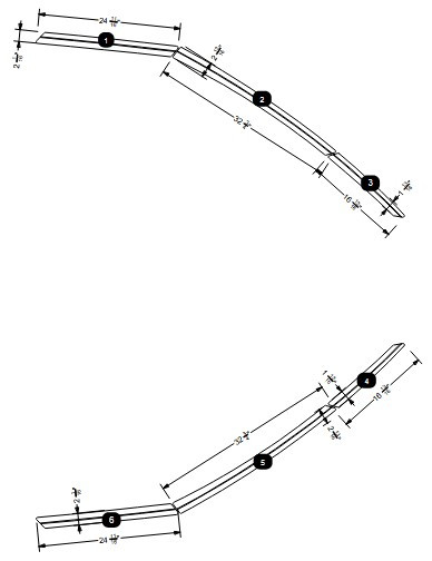 NON-SKID BOW GUNNEL S25-- 2023--2024, 2026