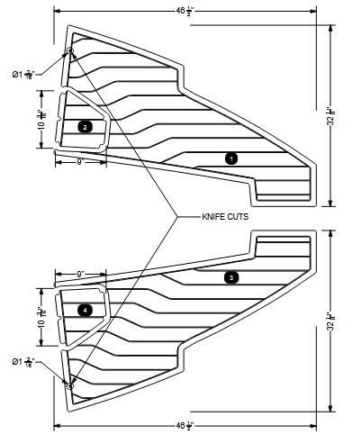 NON-SKID, BOW STRINGER S25 -- 2023 --2026