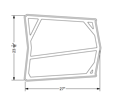 NON-SKID, BOW CUSHION FILLER (OPT.)