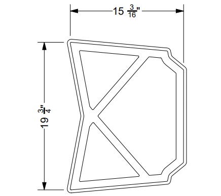 NON-SKID, BOW CUSHION FORWARD