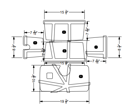 NON-SKID, COOLER LID